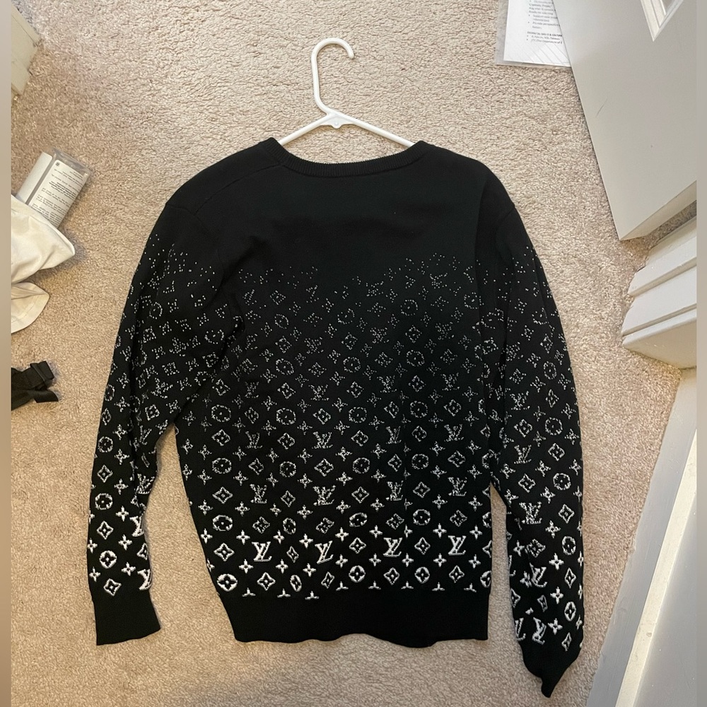 Authentic LV all logo sweater